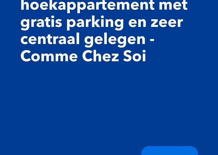 Lichtrijk En Comfortabel Hoekappartement Met Gratis Parking En Zeer Gelegen - Comme Chez Soi Appartement Ostende