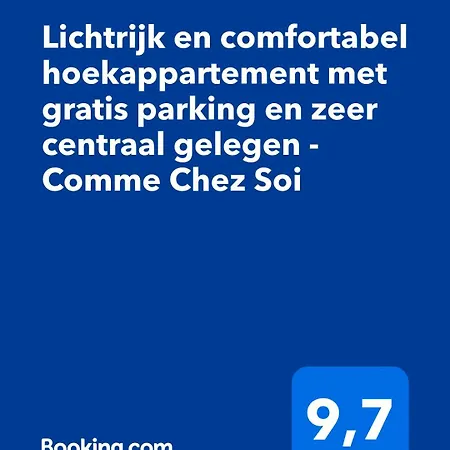 Lichtrijk En Comfortabel Hoekappartement Met Gratis Parking En Zeer Gelegen - Comme Chez Soi Daire Oostende